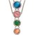 Shreya Collection Multicolour Floral Design Pendant Long Chain Necklace For Women - 779.3