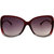 Zyaden Maroon Oversized Sunglasses Women 377