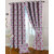 Presto Pink Colour Jacquard Eyelet Long Door Curtains(9Ft)-ICVG04F9