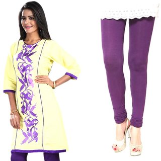 purple Beautiful color combination for Couple Kurti kurta collection,