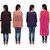 Women Stylish Georgette Shrug / Top Combo Pack Of 4