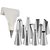 Mart And cake nozzles Silver Kitchen Tool Set  12-Icing-Piping-Nozzle