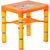 NHR Portable learning kids table chair (Orange)