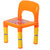 NHR Portable learning kids table chair (Orange)