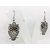Fashion bronze finish owl dangle earrings