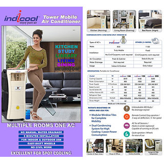 Indicool 100 Portable Air Conditioner (One AC for Multiple Rooms , Air ...