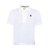 Punkster 100 Cotton White Polo Neck T-Shirt For Boys