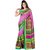 Triveni Multicolor Art Silk Printed Saree With Blouse