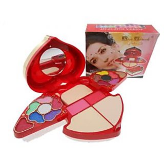 Kiss Touch Makeup Kit High Quality With Eyeshadow & Lip Gloss 2 Way Cake K6038