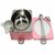Portable Lunch Box Pink Double-Layer Hot Water Heating Dinnerware Food Container, Picnic Food Storage Lunch Box