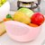 Easydeals Rice Plastic Washing Vegetable Basket, Fruit Basket Multipurpose Prep Bowl  With Integrated Colander