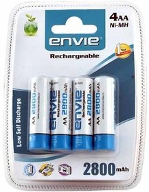 Envie AA 2800 mAh Rechargeable Ni MH Battery