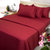 Mark Home Maroon Color Duvet Cover
