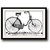 Vintage bicycle sketch Framed Wall Painting