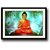 Meditating Buddha framed wall painting