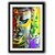 Colorful Buddha  framed wall painting