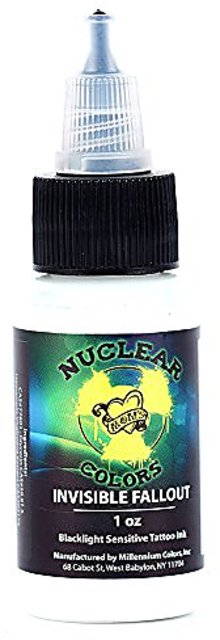 Millennium Mom's Nuclear UV Blacklight Tattoo Ink - 5 Color Set - 1/2 oz