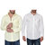Black Bee Pack of 2 Slim Fit Poly-Cotton Shirts For Men