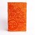 Doodle  Smiley Social Diary Notebook, PU Leather, Soft Cover, Ruled, 200 Pages, A5 (8.5X 5.5) Orange
