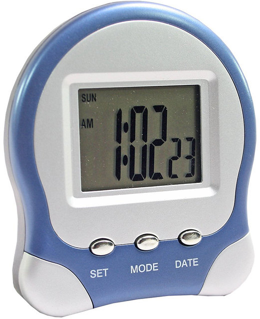 Sana Digital LCD Display Stopwatch Desk/Car Dashboard Alarm Clock