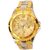 Rosra GoldSilver GoldenDial Watches For Men By Hans.