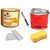 DDH Gold Wax + 90 Wax Strips Pack + Wax Auto Cut Heater + Sponge and Free Knife