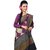 Triveni Multicolor Bhagalpuri Silk Printed Saree With Blouse