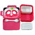 Smiling Eyes Lunch Box with Slim Water Bottle (Colour May Vary)