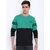 Difference Of Opinion Printed Full Sleeve Round Neck Green T-Shirt For Men