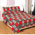 Attractivehomes beautiful cotton printed doublebedsheet with 2 pillow covers
