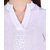 CATTLEYA White  Cotton Knotted  Sweater For Women