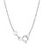 Tiffany Style 925 Sterling Silver 16 Cable Chain with Platinum Plated