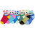 Neska Moda Premium Cotton Ankle Length Multicolor Kids 4 Pair Socks For 0 To 2 Years SK296