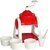 Your Choice Manual Red / White Gola Maker Slush Maker for crushed ice indian dessert BPA Free food grade plastic