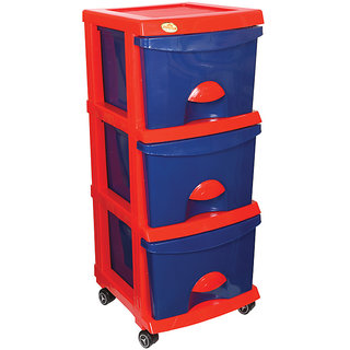 Plastic Drawer Storage 3 Tier Prices In India Shopclues Online