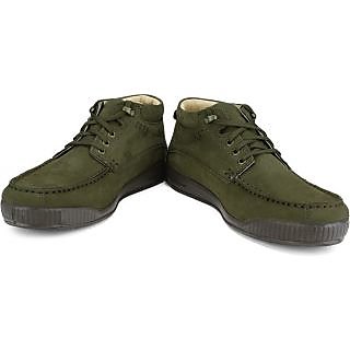 Woodland Men'S Olive Green Casual Shoes 