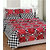 Attractivehomes beautiful cotton printd doublebedsheet with 2 pillow covers