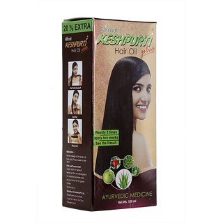 Keshpurti Plus Hair Care Oil For hair fall with Anti-Dandruff effect 10 pack