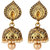 Jewels Gehna Party Wear For Wedding Latest Stylish Fancy Golden Jhumki Earring Set For Women  Girls