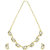 Zaveri Pearls Amazing Gold Tone Necklace Set Adorned With Austrian Diamond - ZPFK5359