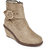 Bruno Manetti Women Beige Suede Leather Boots