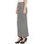Raabta Fashion Women Black & White Striped Body-Fit Skirt