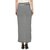 Raabta Fashion Women Black & White Striped Body-Fit Skirt