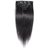 BIR Clip on Real Human Hair Extension 7Pcs Instant Volume and Thickness Straight, 28Inches, 100Gram