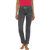 Red Rose Women's Solid Dark Grey Lounge Track Pants
