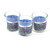 AuraDecor Highly Fragrance Glass Candles Set of 3 (Lavender Fragrance, Pure Paraffin Wax, Wax Content 50 Grams Net, Burning Time 10 Hours)