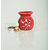AuraDecor Ceramic Aroma Oil Burner with Tealight  5ml Aroma Oil Gift Pack (Red)