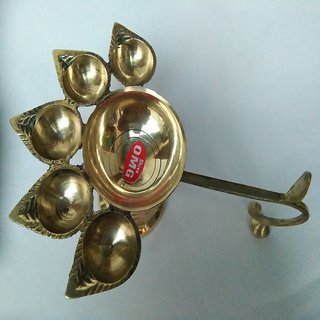 Buy Hand Made Brass Panch Aarti Big Size By Anaya Handicrafts Online 490 From Shopclues Find & download free graphic resources for hand punch. shopclues