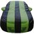 Autofurnish Stylish Green Stripe Car Body Cover For Maruti New Alto 800 Arc Green-black