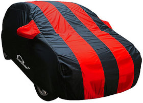 Autofurnish AF-6 Stylish Red Stripe Car Body Cover For Maruti Swift Arc Red Black